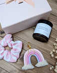 "Scented Pink" gift set including gift packaging