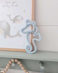 Underwater motifs from knitted tubing - shells and seahorses
