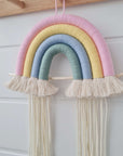 Support de barrettes « Arc-en-ciel pastel »