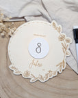 Wooden Milestone Cards for Months & Years