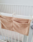 Storage / organizer made of teddy fabric with name