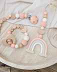 Peach Heart Teether/Rattle