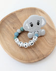 Rattle / Teether "Grey Elephant"