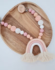 Stroller chain "Rainbow Peach"