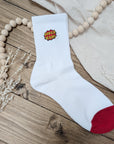 Socken "Super Mami" - für die Heldin des Alltags
