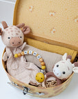 Gift Set "Giraffe in Suitcase" with Rattle