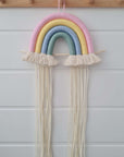 Support de barrettes « Arc-en-ciel pastel »