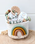 Windelcupcake / Geschenkset "Regenbogen"
