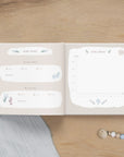 Baby Diary "Your First Year", blue version with sea creatures