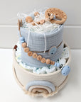 Gâteau de couches « Arc-en-ciel bleu »