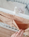 Storage / organizer made of teddy fabric with name