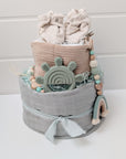 Diaper Cake "Mint at Heart"
