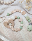 Teether / Teething Ring "Sage Heart"