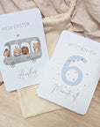 Milestone cards "Your first year", blue