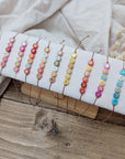 Bracelet «Maman» avec perles colorées
