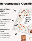 Baby Diary "My First Year", Colorful Animal World