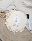 Wooden Milestone Cards for Months & Years