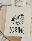 Bag with name and desired animal