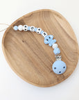 Pacifier Chain "Blue Elephant"