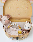Gift Set "Giraffe in Suitcase" with Rattle