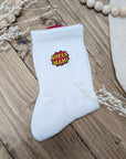 Socken "Super Mami" - für die Heldin des Alltags