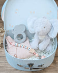 Gift Set "Elephant in a Suitcase" | peach