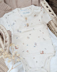 Baby Bodysuit "Forest Friends", size 62 (2-4 months), organic cotton