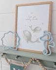 Motifs sous-marins en tricot tubulaire – coquillages et hippocampes