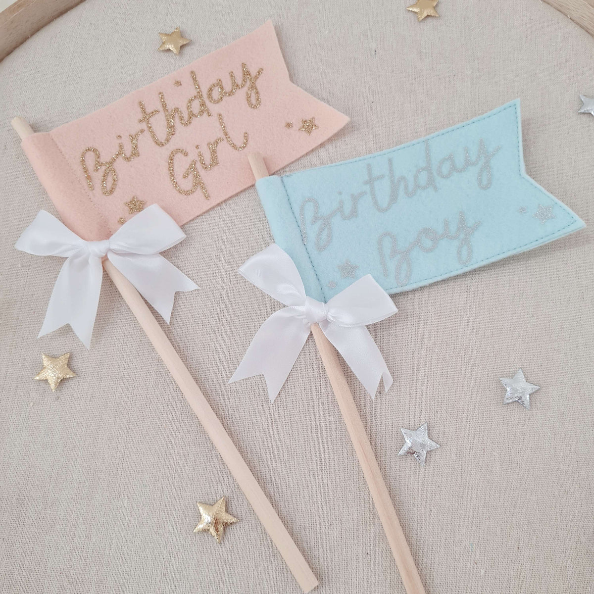 Flag for Birthday "Birthday Girl / Boy"