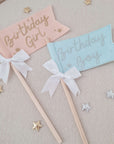 Flag for Birthday "Birthday Girl / Boy"