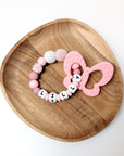 Grasping Toy / Teething Ring "Pink Butterfly"