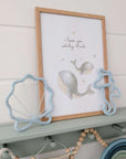 Motifs sous-marins en tricot tubulaire – coquillages et hippocampes