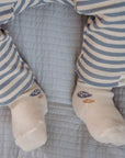 Socks Fox / blue and brown in a set of three