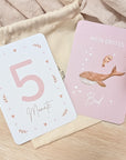 Milestone Cards "Your First Year", pink