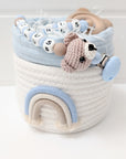 Diaper Cupcake / Gift Set "Bear in a Basket"