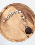 Pacifier Chain "Brown Fox"