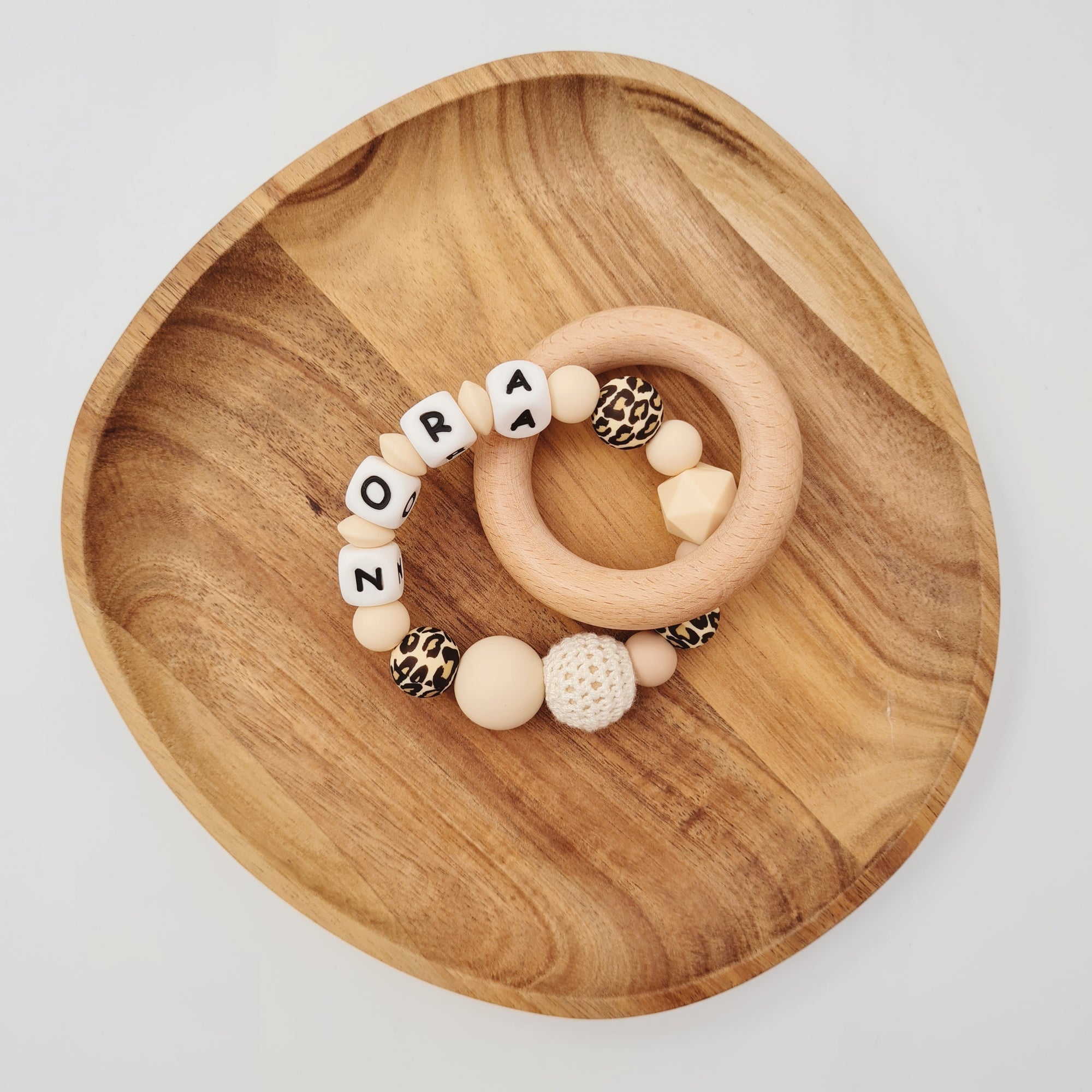 Grasping Toy / Teething Ring "Leopard"