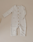 Organic Romper Wildflower, 3-6 Months