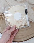 Wooden Milestone Cards for Months & Years