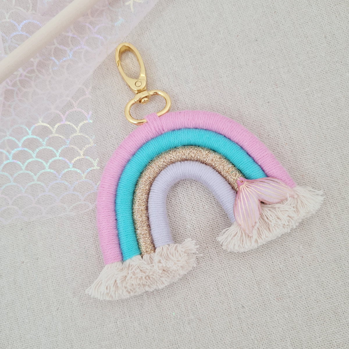Pendant with rainbow "Mermaid"