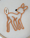 Knitted deer