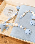 Gift set "Whale with knitted blanket"
