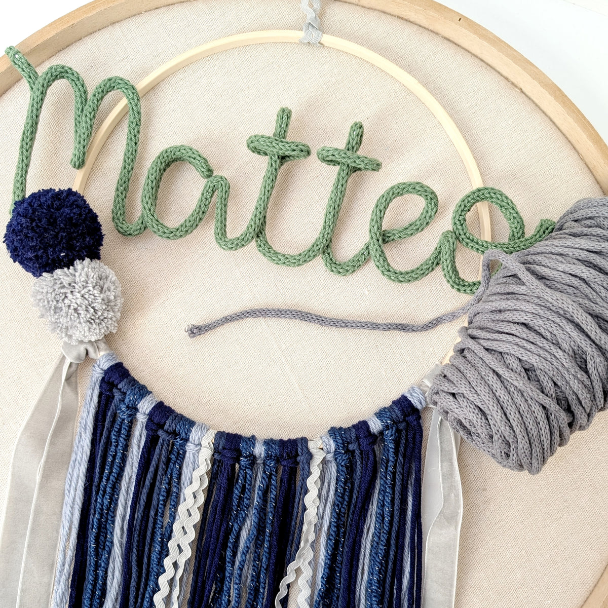 Dreamcatcher "Midnight Blue", customizable