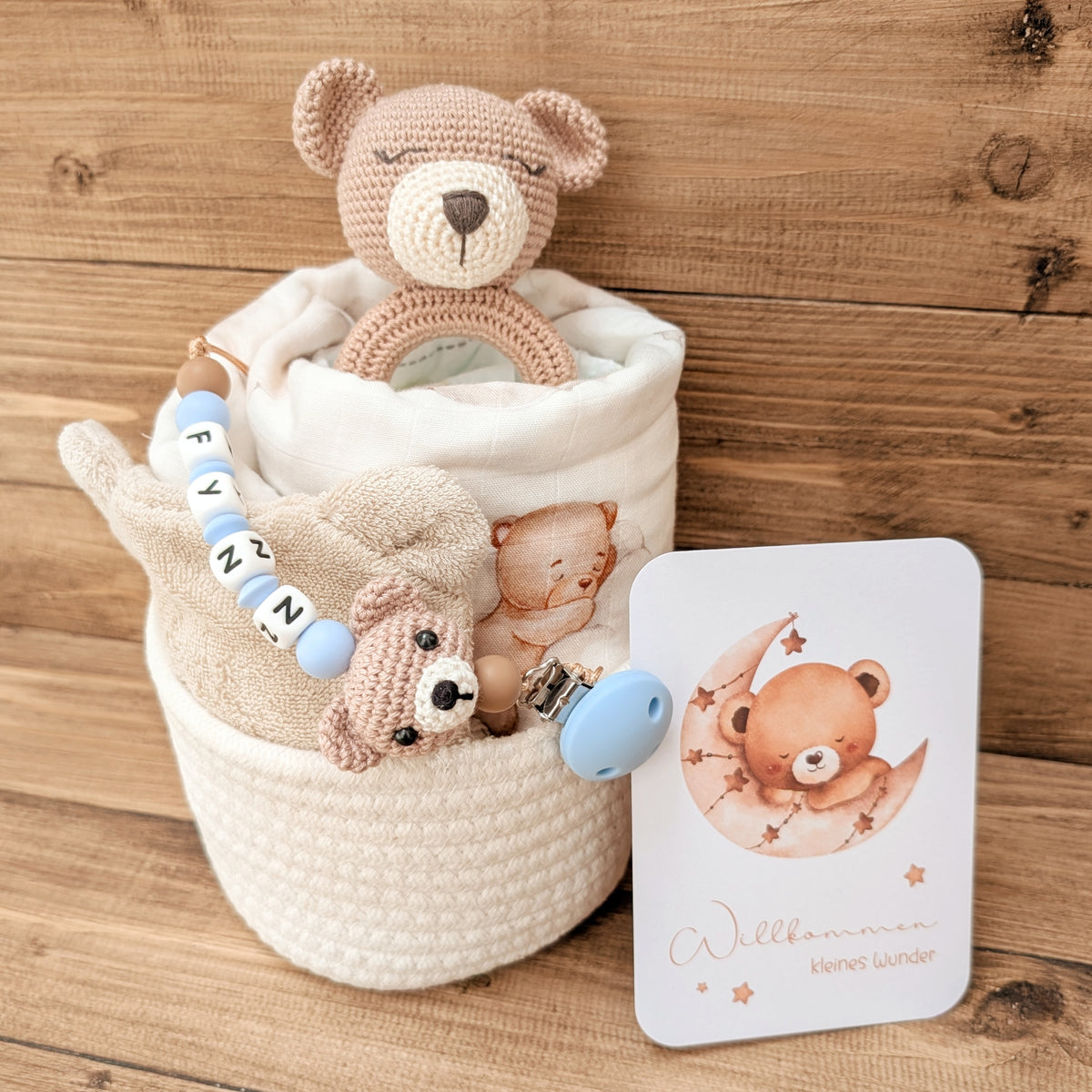 Gift Set "Bear in a Basket"