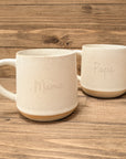 Keramiktasse "Mama / Papa"