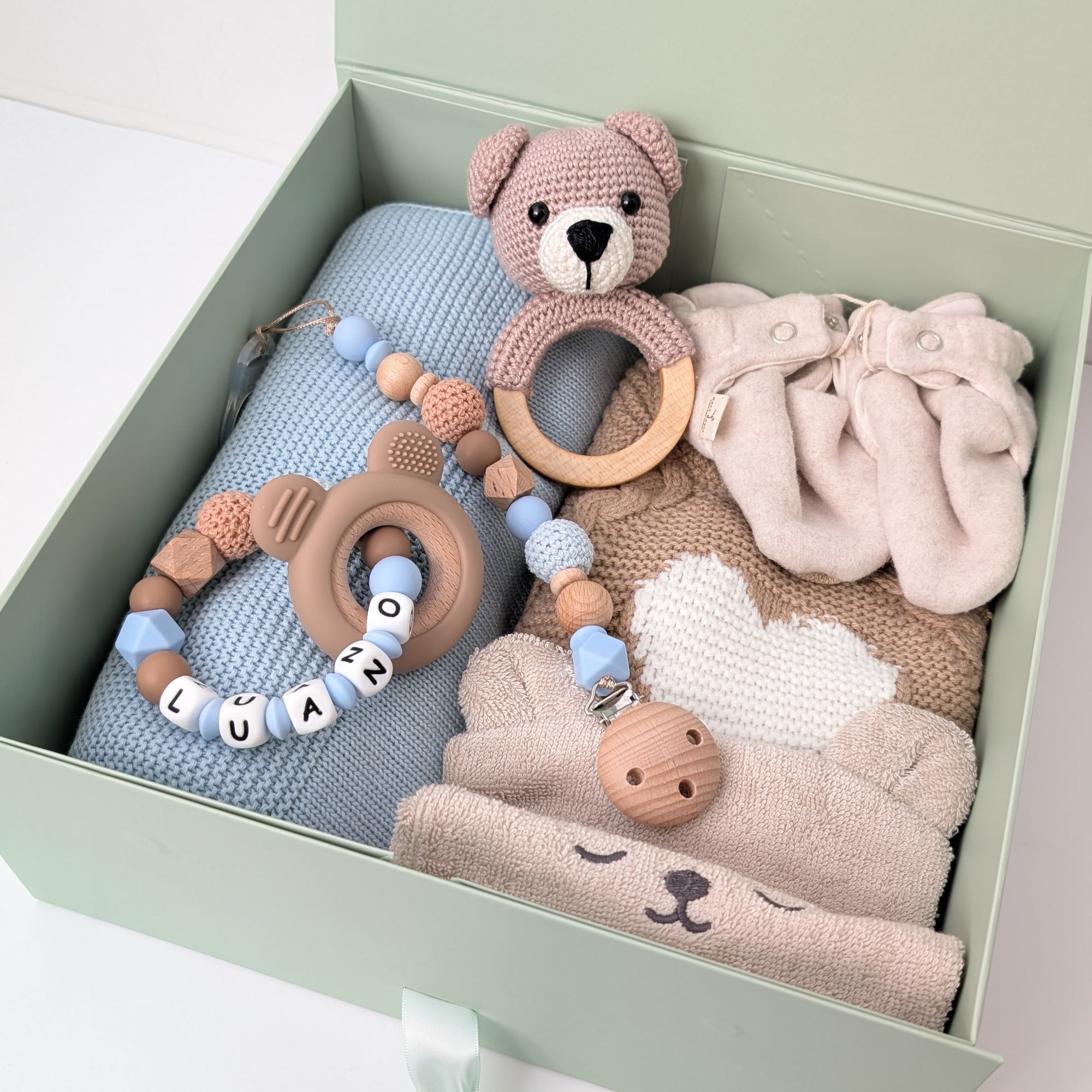 Geschenkset "Bär" in Geschenkverpackung