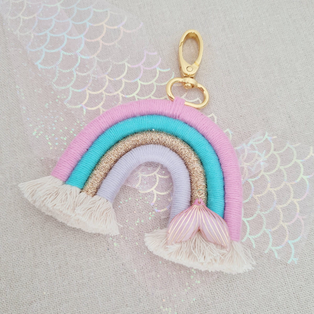 Pendant with rainbow "Mermaid"