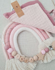 Gift Set "Blush & Dusty Pink with Crinkle Cloth and Rainbow"