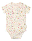 Baby Bodysuit "Fairy Garden", Size 62 (2-4 Months), Organic Cotton