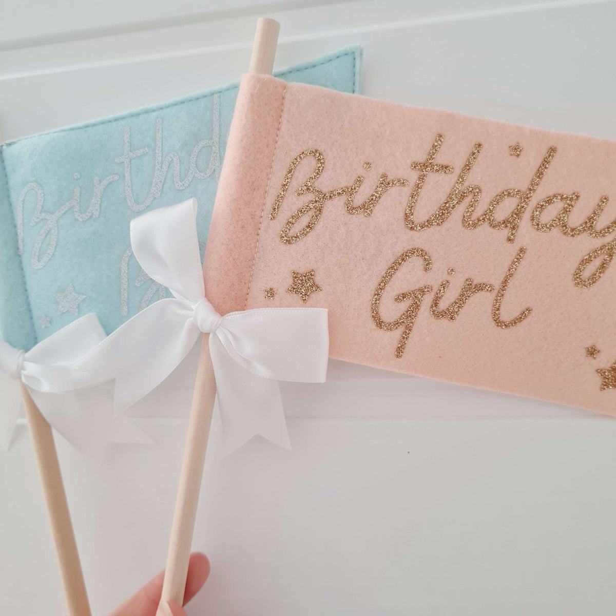 Flag for Birthday "Birthday Girl / Boy"